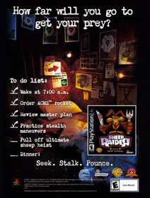 Looney Tunes: Sheep Raider - Advertisement Flyer - Front (United States) - 1664x2200