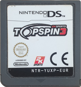 Top Spin 3 - Cart - Front (Europe) - 1316x1400