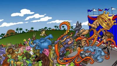 Illustration of Hail to the Chimp