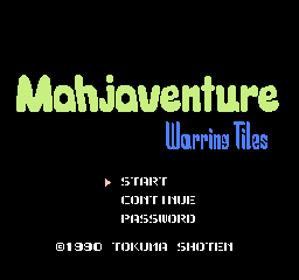 Majaventure: Mahjong Senki - Screenshot - Game Title (United States) - 256x240