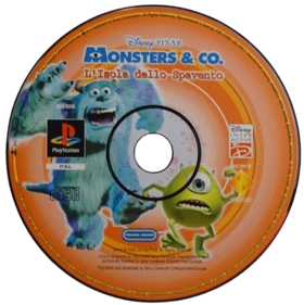 Disney-Pixar Monsters, Inc.: Scream Team - Disc (Italy) - 499x500