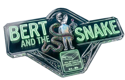 Bert and the Snake - Clear Logo (World) - 851x546