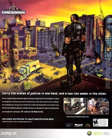 Crackdown - Advertisement Flyer - Front (United States) - 1779x2187