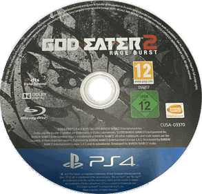 GOD EATER 2: Rage Burst - Disc (Europe) - 1323x1268