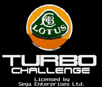 Lotus Turbo Challenge - Screenshot - Game Title (World) - 512x440