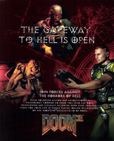 DOOM 3 - Advertisement Flyer - Front (United States) - 1924x2375