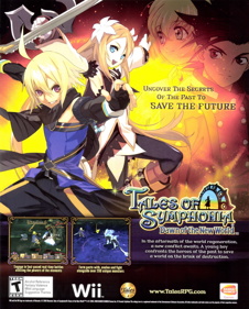 Tales of Symphonia: Dawn of the New World - Advertisement Flyer - Front (United States) - 1761x2188
