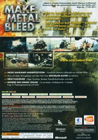 Ace Combat: Assault Horizon - Box - Back (Germany) - 1191x1694