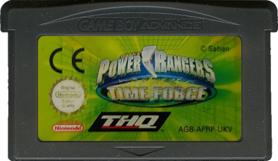 Power Rangers: Time Force - Cart - Front (Europe) - 702x408