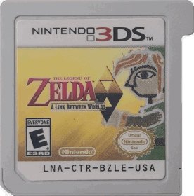 The Legend of Zelda: A Link Between Worlds - Cart - Front (North America) - 1206x1225