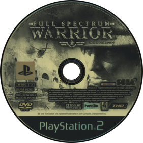 Full Spectrum Warrior - Disc (Japan) - 1408x1406