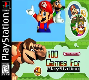 100 Nintendo Games For Playstation - Box - Front (North America) - 1110x1000