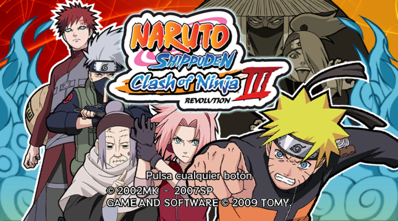 Naruto Shippuden: Clash of Ninja Revolution III - Screenshot - Game Title (North America) - 2596x1440