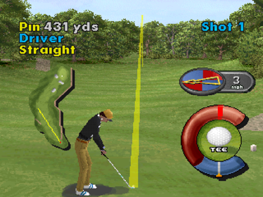 VR Golf '97 - Screenshot - Gameplay (World) - 640x480