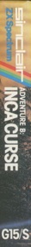 Adventure B: Inca Curse - Box - Spine (United Kingdom) - 206x1600