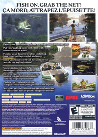 Rapala Fishing Frenzy 2009 - Box - Back (North America) - 800x1123