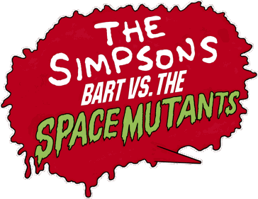 The Simpsons: Bart vs. the Space Mutants - Clear Logo (North America) - 4500x3473