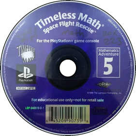Timeless Math Adventure 5: Space Flight Rescue - Disc (North America) - 800x800