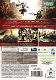 Assassin's Creed II - Box - Back (Germany) - 1054x1500