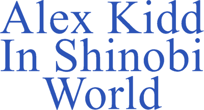Alex Kidd in Shinobi World - Clear Logo (Brazil) - 1074x580