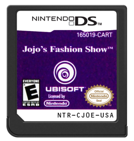 Jojo's Fashion Show: Design in a Dash! - Cart - Front (North America) - 571x600
