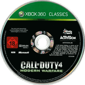 Call of Duty 4: Modern Warfare - Disc (Germany) - 2056x2052