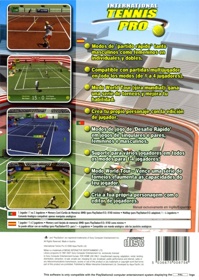 International Tennis Pro - Box - Back (Europe) - 483x680