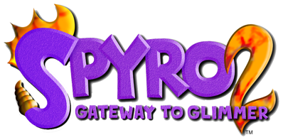 Spyro 2: Ripto's Rage! - Clear Logo (World) - 1057x523