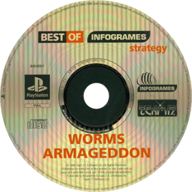 Worms Armageddon - Disc (United Kingdom) - 700x700