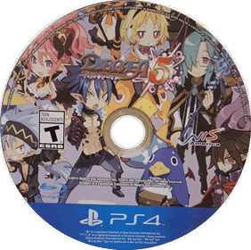 Disgaea 5: Alliance of Vengeance - Disc (North America) - 1012x1006