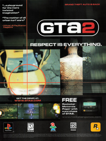 Grand Theft Auto 2 - Advertisement Flyer - Front (United States) - 1661x2200