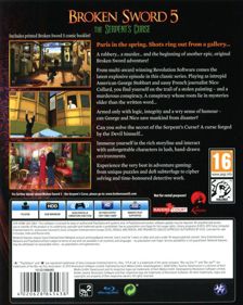 Broken Sword 5: the Serpent's Curse - Box - Back (Europe) - 638x800