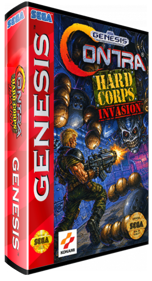 Contra: Hard Corps INVASION - Box - 3D (Canada) - 325x600