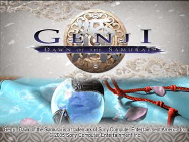 Genji: Dawn of the Samurai - Screenshot - Game Title (North America) - 597x448