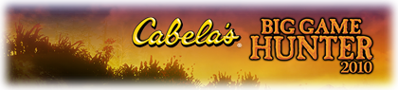 Cabela's Big Game Hunter 2010 - Banner (World) - 420x95