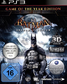 Batman: Arkham Asylum: Game of the Year Edition - Box - Front (Germany) - 600x756
