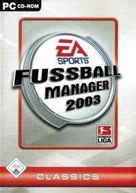 Total Club Manager 2003 - Box - Front (Germany) - 566x800