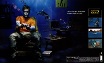Ecco the Dolphin: Defender of the Future - Advertisement Flyer - Front (North America) - 4281x2600