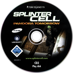 Tom Clancy's Splinter Cell: Pandora Tomorrow - Disc (Europe) - 1406x1406