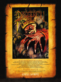 The Elder Scrolls II: Daggerfall - Advertisement Flyer - Front (United Kingdom) - 1645x2200