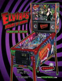 Elvira's House of Horrors - Advertisement Flyer - Front (World) - 850x1100