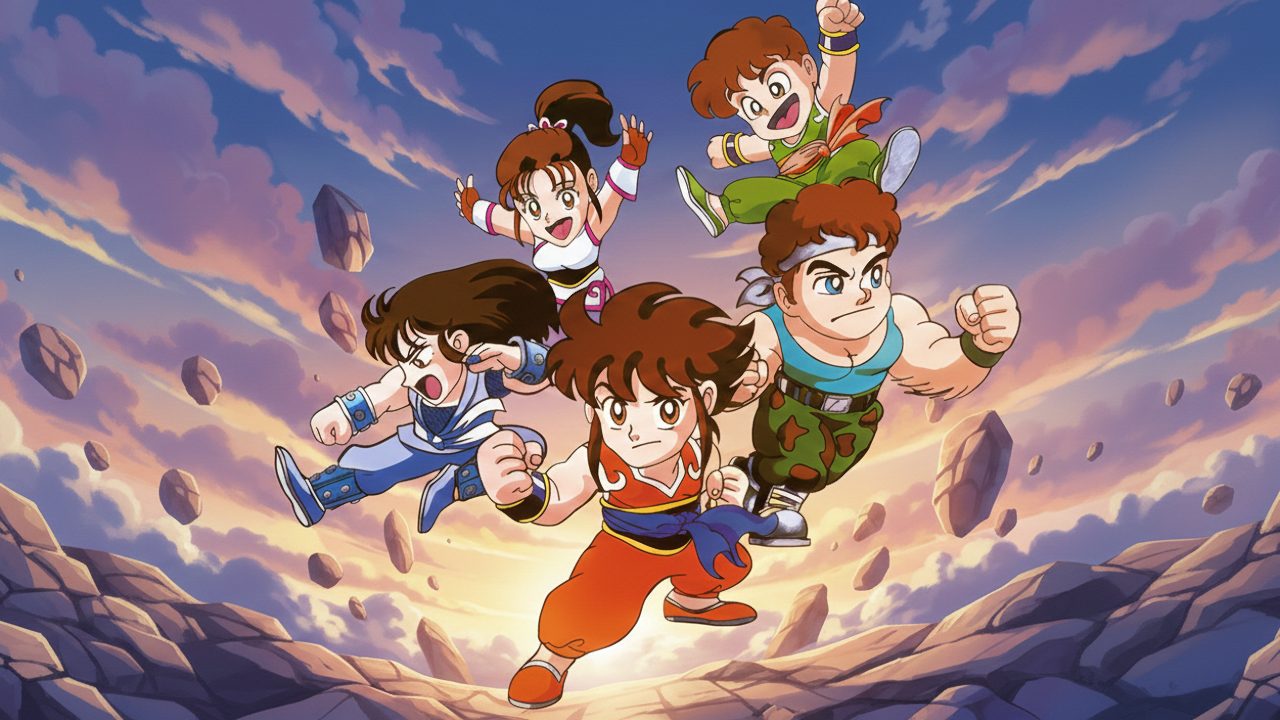 Illustration of SD Hiryuu no Ken