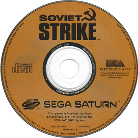 Soviet Strike - Disc (Europe) - 1000x1000