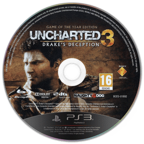 Uncharted 3: Drake's Deception: Game of the Year Edition - Disc (Europe) - 1440x1440