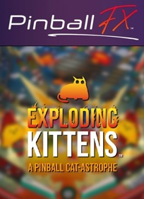 Exploding Kittens: A Pinball Cat-astrophe - Fanart - Box - Front (World) - 560x771