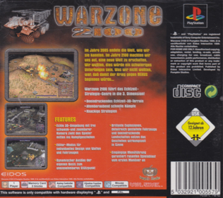 Warzone 2100 - Box - Back (Germany) - 765x680