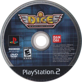 D.I.C.E.: DNA Integrated Cybernetic Enterprises - Disc (North America) - 782x783