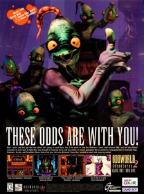 Oddworld Adventures 2 - Advertisement Flyer - Front (North America) - 1226x1650