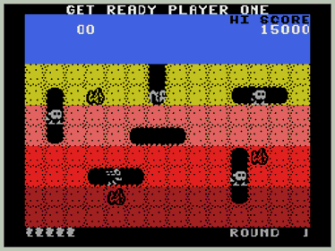 Dig Dug - Screenshot - Gameplay (North America) - 256x192