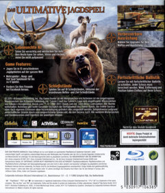 Cabela's Big Game Hunter 2012 - Box - Back (Germany) - 503x586